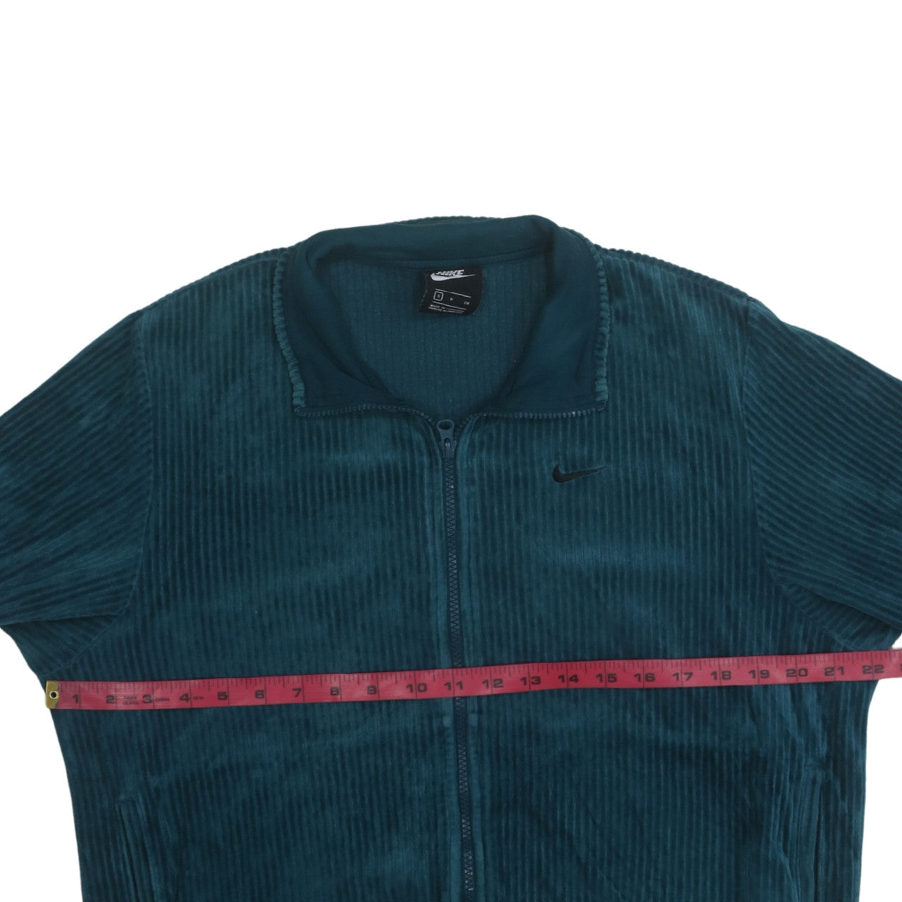 Nike Women’s Teal Full Zip Sweatshirt Small Cotton Blend Jacket