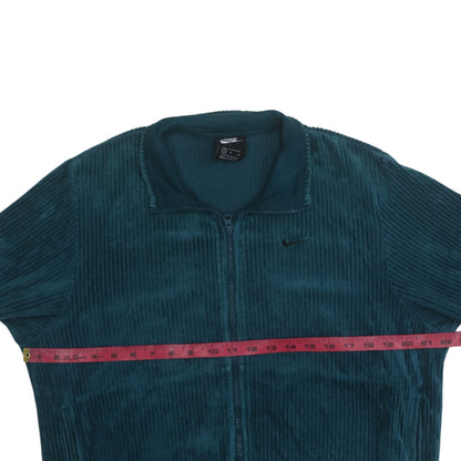Nike Women’s Teal Full Zip Sweatshirt Small Cotton Blend Jacket