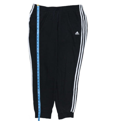Adidas Womens Black XL Jogger Trousers with Side Stripes