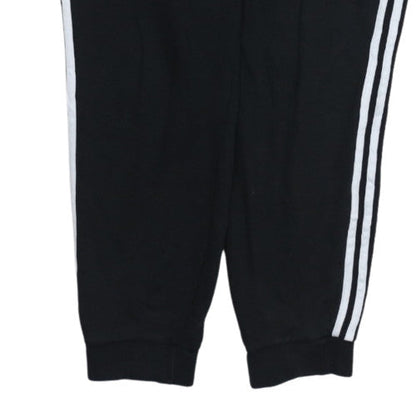 Adidas Womens Black XL Jogger Trousers with Side Stripes