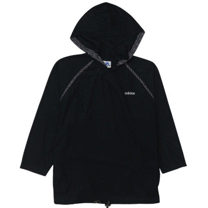 Adidas Womens Black Pullover Hoodie Size M Casual Sportswear