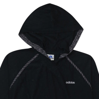 Adidas Womens Black Pullover Hoodie Size M Casual Sportswear