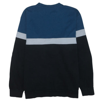 adidas Men's Blue Crew Neck Pullover Sweatshirt L Regular