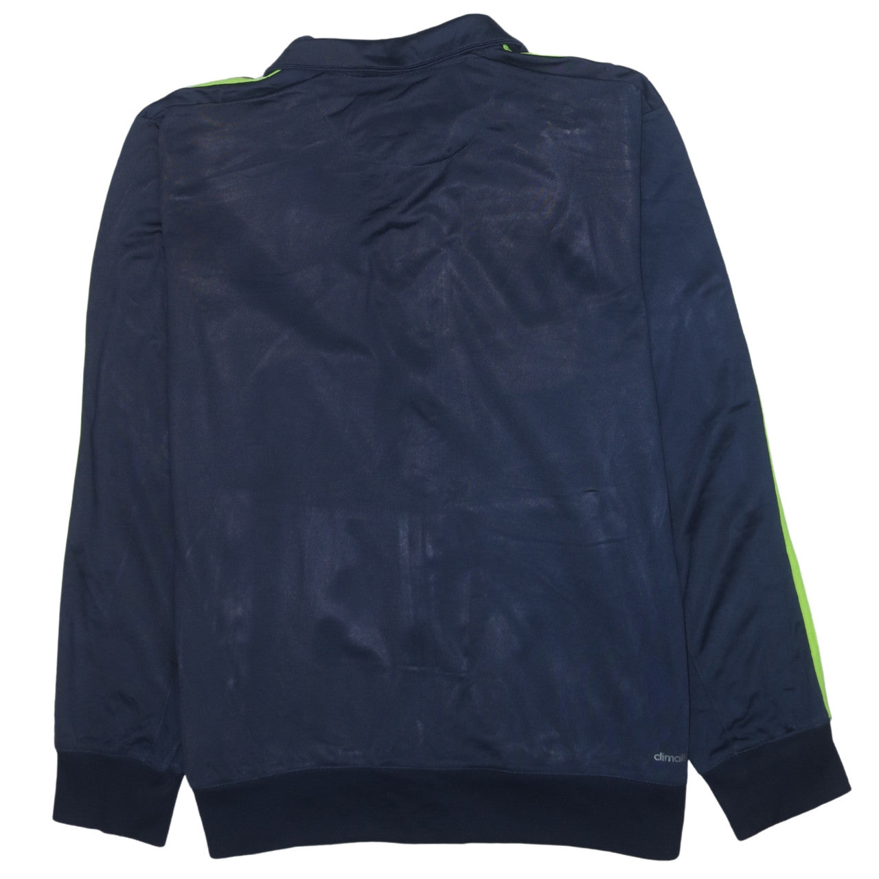 Adidas Men Blue Full Zip Sports Sweatshirt Jacket L Climalite