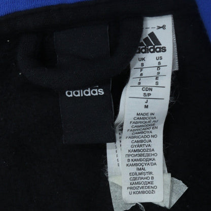 adidas Men Black Full Zip Hoodie M Fleece Sportswear