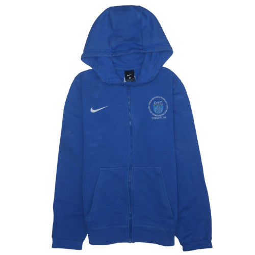 Nike Men's Blue Full Zip Sports Hoodie S Regular Fit