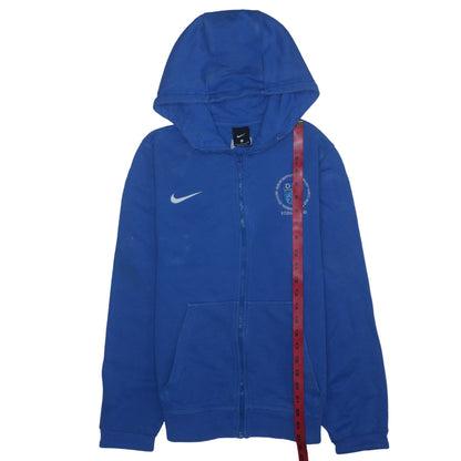 Nike Men's Blue Full Zip Sports Hoodie S Regular Fit