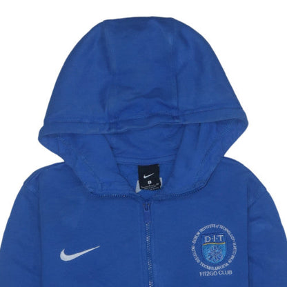 Nike Men's Blue Full Zip Sports Hoodie S Regular Fit