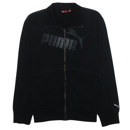 Puma Men's Black 2XL Full Zip Fleece Sweatshirt