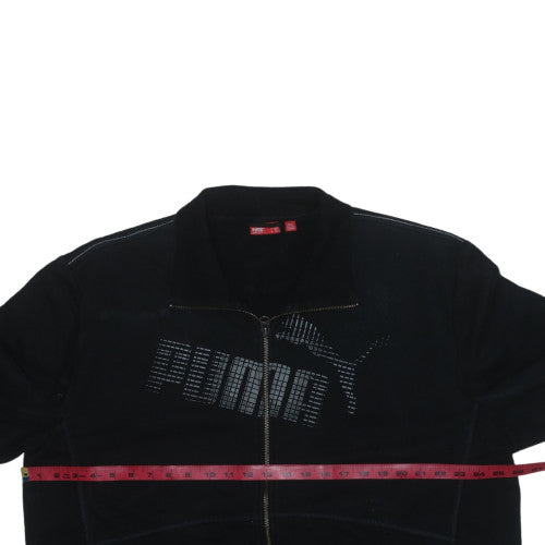 Puma Men's Black 2XL Full Zip Fleece Sweatshirt