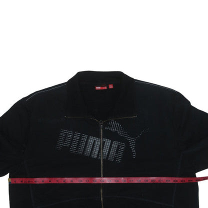 Puma Men's Black 2XL Full Zip Fleece Sweatshirt