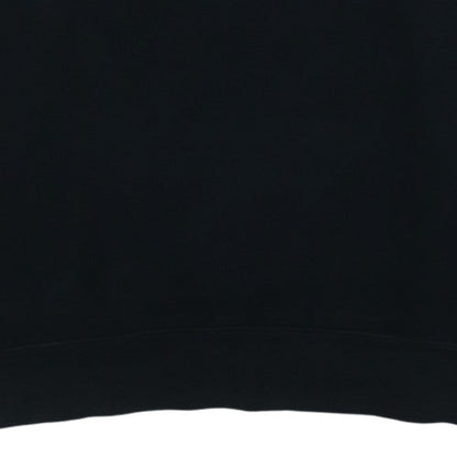 Nike Mens Black L Crew Neck Embroidered Logo Sweatshirt
