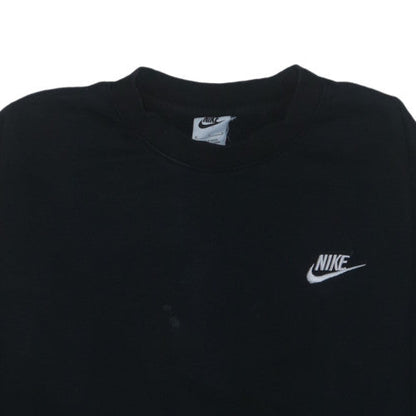 Nike Men's Black M Pullover Crew Neck Fleece Sweatshirt
