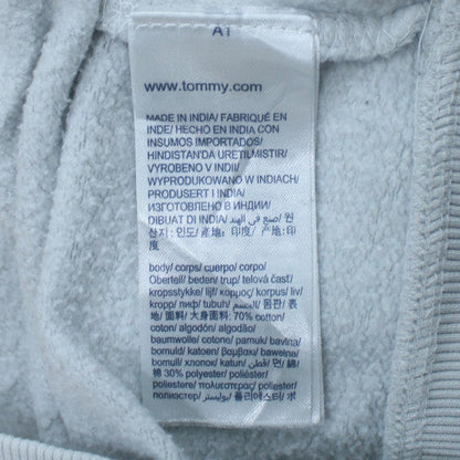 Tommy Jeans Womens Navy Pink Grey Colourblock Sweatshirt Size S