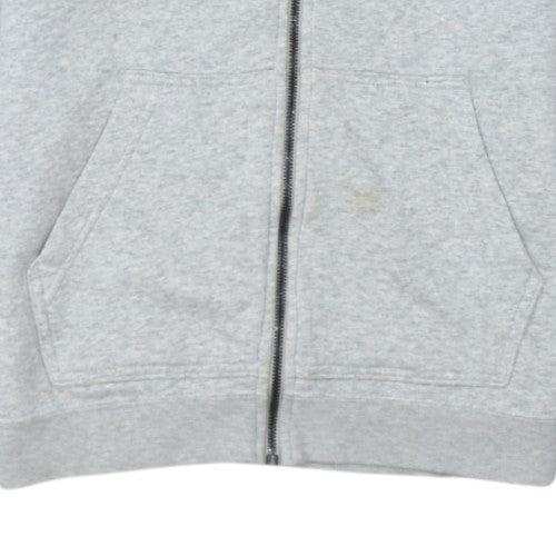 Nike Mens Grey Full Zip Hoodie Size S Regular Fit Sportswear