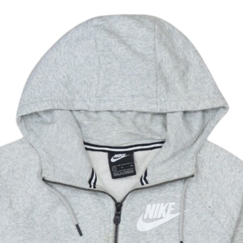 Nike Mens Grey Full Zip Hoodie Size S Regular Fit Sportswear