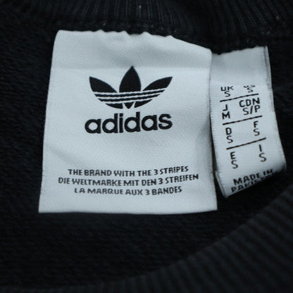 Adidas Men's Black Logo Crew Neck Pullover Sweatshirt Size S