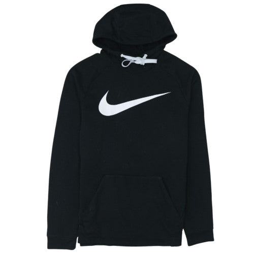 Nike Men's Black Pullover Hoodie M Dri-Fit Logo Sportswear