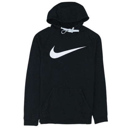 Nike Men's Black Pullover Hoodie M Dri-Fit Logo Sportswear