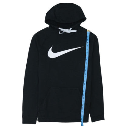 Nike Men's Black Pullover Hoodie M Dri-Fit Logo Sportswear