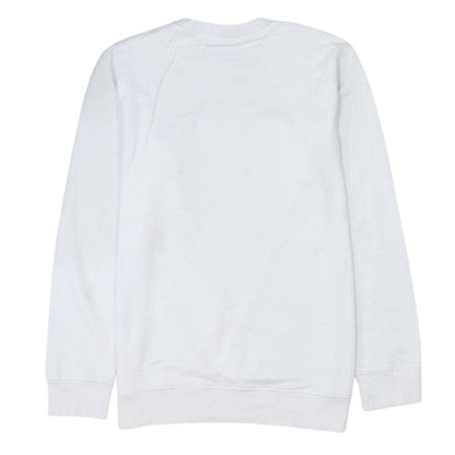 Calvin Klein Jeans Men's White XL Pullover Logo Sweatshirt
