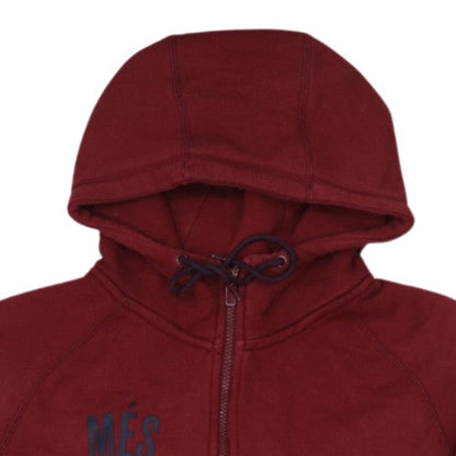 Nike Men’s Red FCB Full Zip Hoodie Size L Sportswear