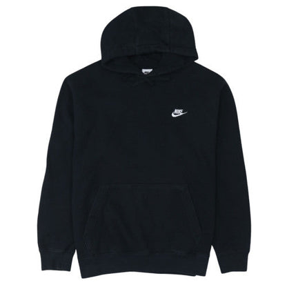Nike Men's Black XL Pullover Hoodie Cotton Blend Fleece Sweatshirt