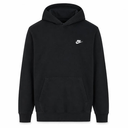 Nike Men's Black XL Pullover Hoodie Cotton Blend Fleece Sweatshirt