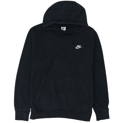 Nike Men's Black Pullover Hoodie L Regular Fit Fleece Sportswear