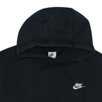 Nike Men's Black Pullover Hoodie L Regular Fit Fleece Sportswear