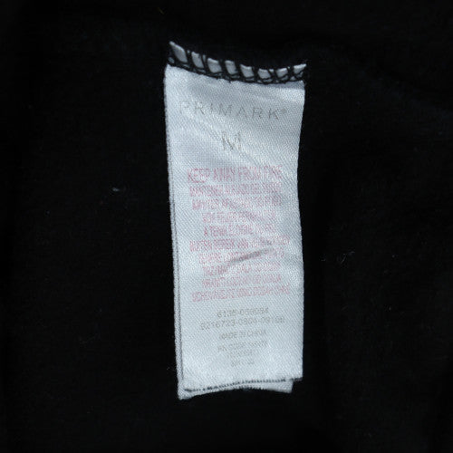 Lotto x Primark Men's Black Pullover Hoodie M Sports Graphic