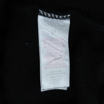 Lotto x Primark Men's Black Pullover Hoodie M Sports Graphic