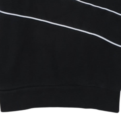 Lotto x Primark Men's Black Pullover Hoodie M Sports Graphic
