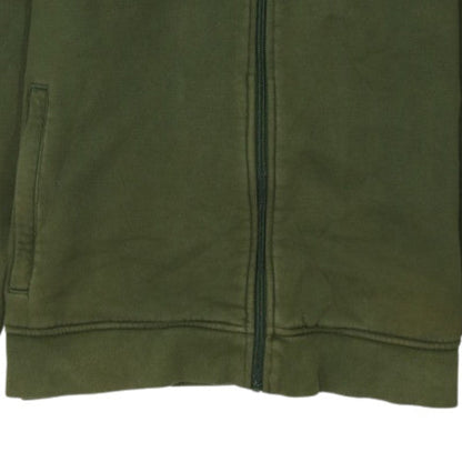 Lacoste Men’s Green Full Zip Hoodie Size L Regular Fleece Logo