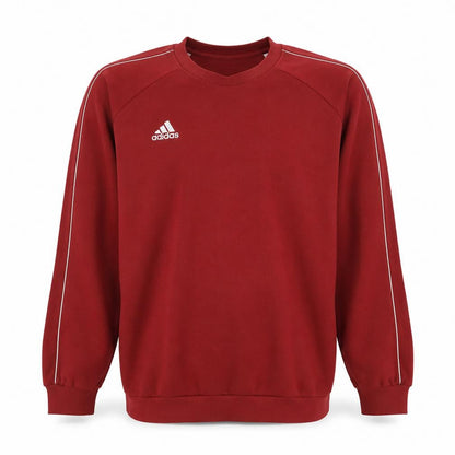 adidas Men's Red XL Pullover Crew Neck Sweatshirt
