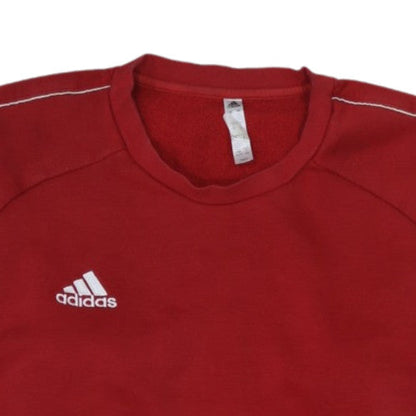 adidas Men's Red XL Pullover Crew Neck Sweatshirt
