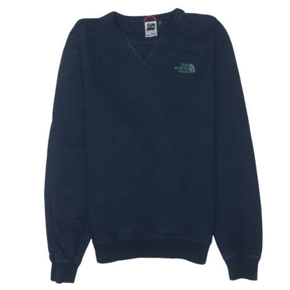 The North Face Men's Blue Medium Crew Neck Cotton Sweatshirt