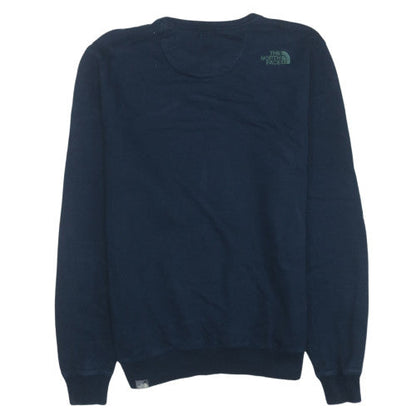 The North Face Men's Blue Medium Crew Neck Cotton Sweatshirt