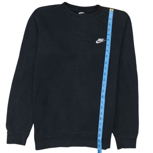 Nike Men's Black Crew Neck Fleece Pullover Sweatshirt M