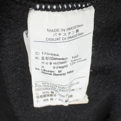 Nike Men's Black Crew Neck Fleece Pullover Sweatshirt M