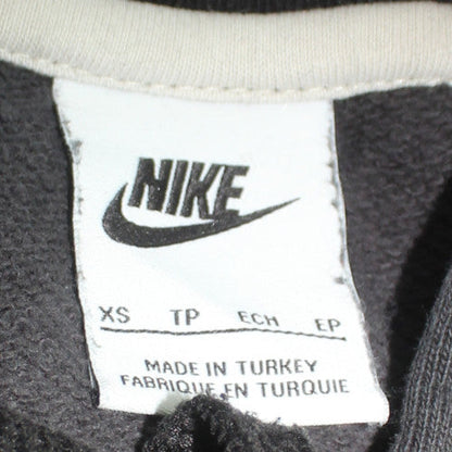Nike Womens Black XS Pullover Hoodie with Logo Design