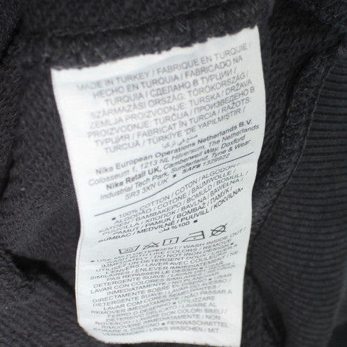 Nike Womens Black XS Pullover Hoodie with Logo Design
