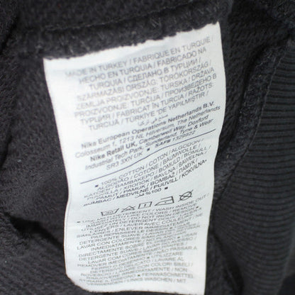 Nike Womens Black XS Pullover Hoodie with Logo Design
