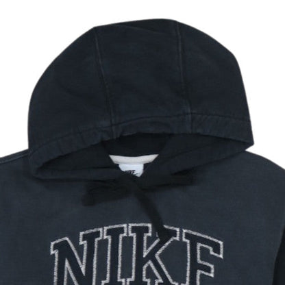 Nike Womens Black XS Pullover Hoodie with Logo Design