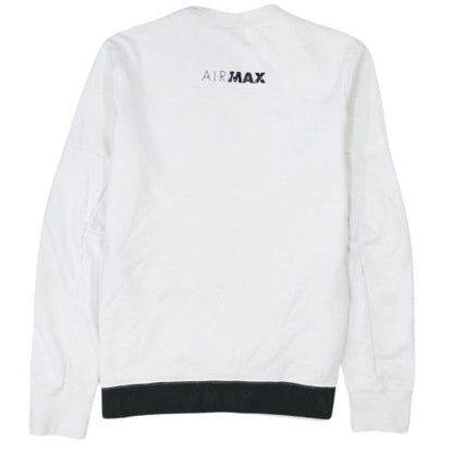 Nike Mens White Air Max Crew Neck Sweatshirt Size M