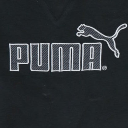 Puma Womens Black Size 16 Logo Pullover Sweatshirt