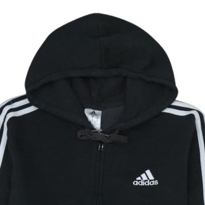 Adidas Men's Black Full Zip Hoodie M Sports Fleece Jacket