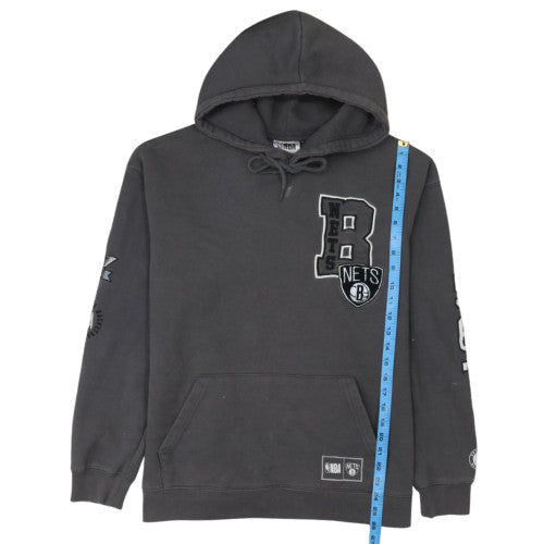 NBA Brooklyn Nets Men's Black Pullover Hoodie Medium Fleece