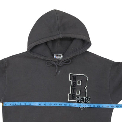 NBA Brooklyn Nets Men's Black Pullover Hoodie Medium Fleece