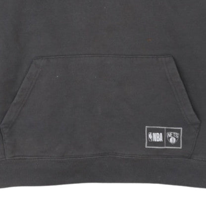 NBA Brooklyn Nets Men's Black Pullover Hoodie Medium Fleece